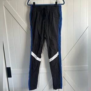 PacSun Men’s Black Blue Track Pants Size Small Athletic Joggers Streetwear